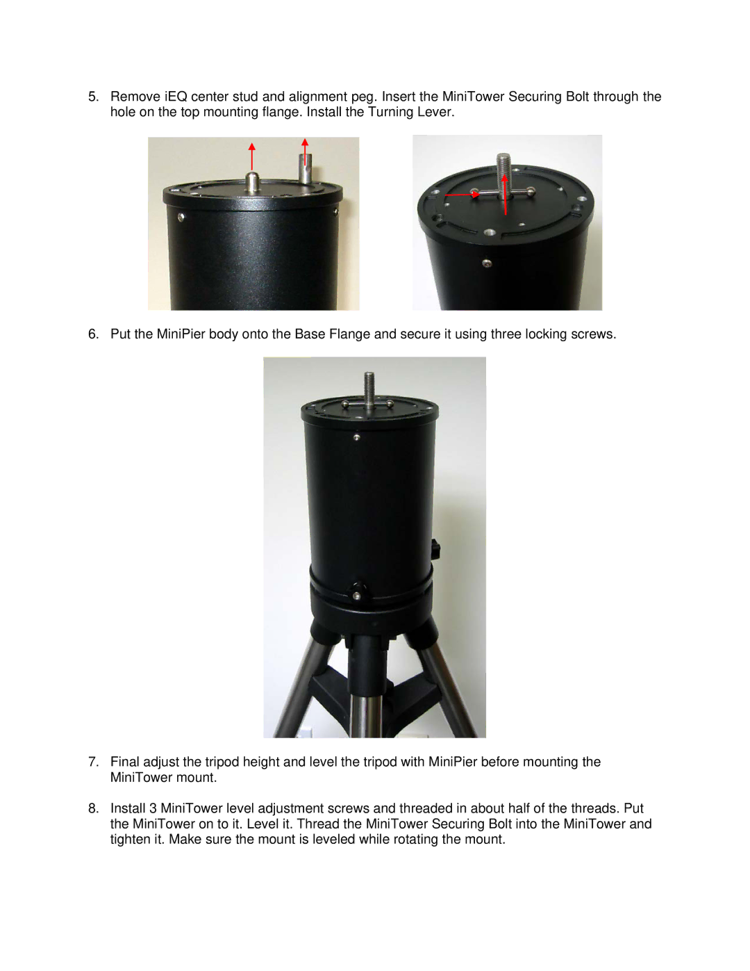 iOptron 8032 instruction manual 