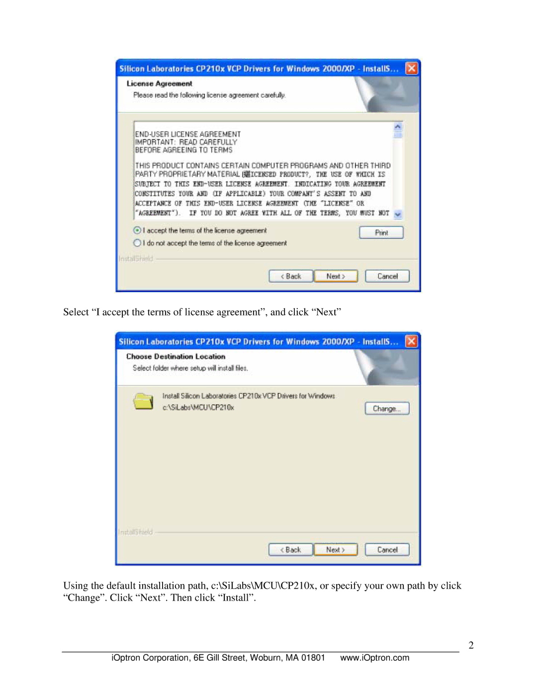 iOptron 8402A manual 