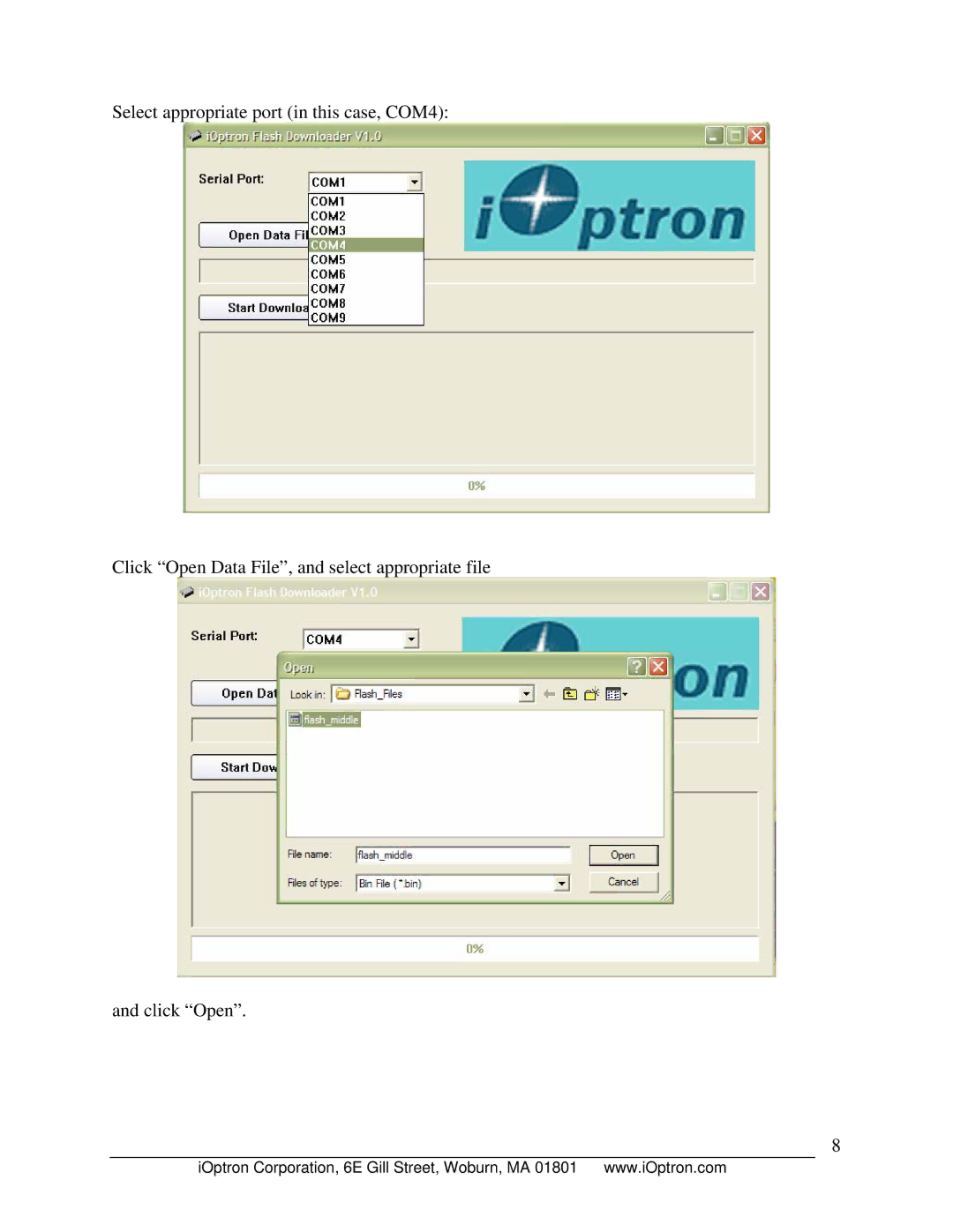 iOptron 8402A manual 