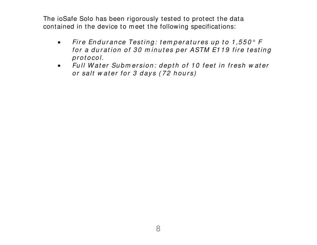 ioSafe 910-10841-00, Solo user manual 