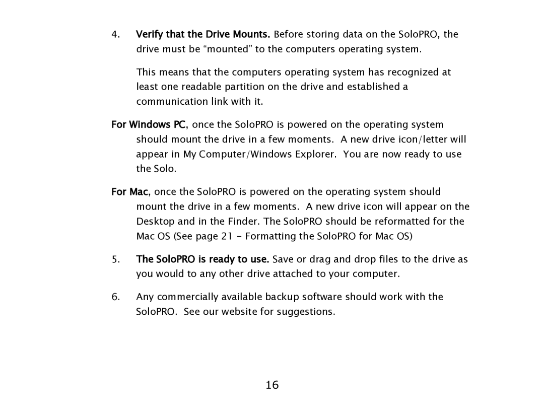 ioSafe eSATA/USB 2.0 user manual 