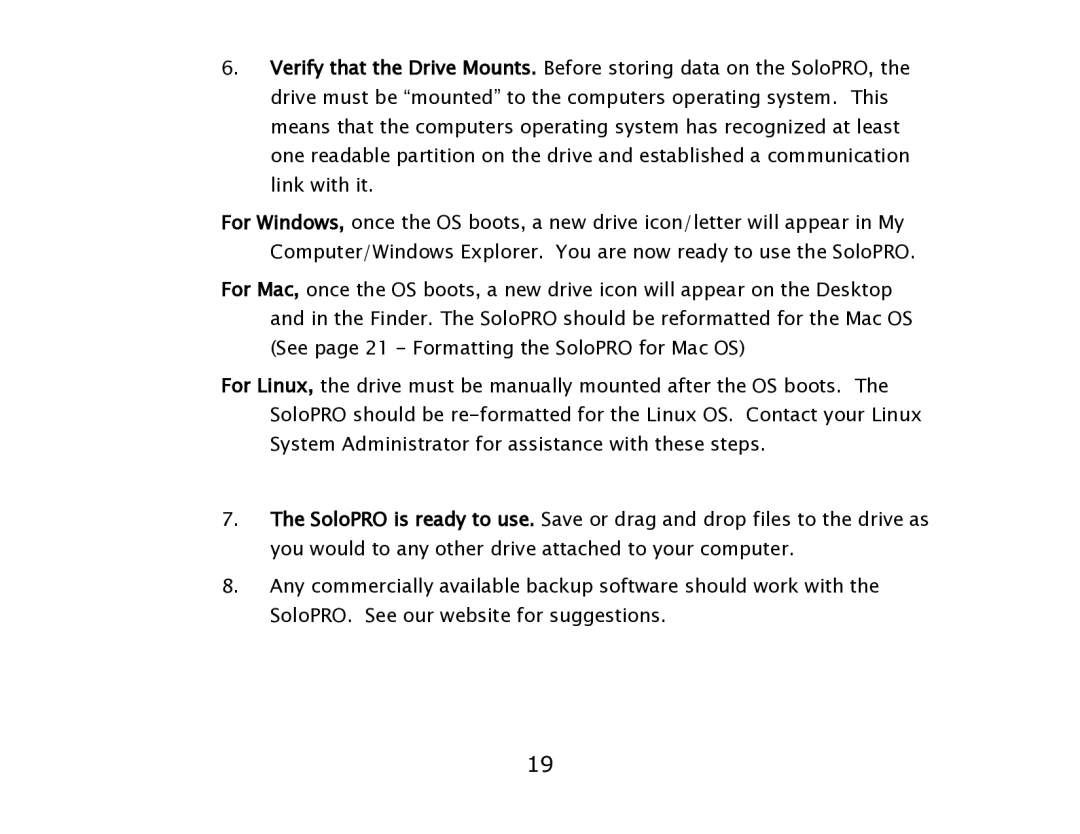 ioSafe eSATA/USB 2.0 user manual 