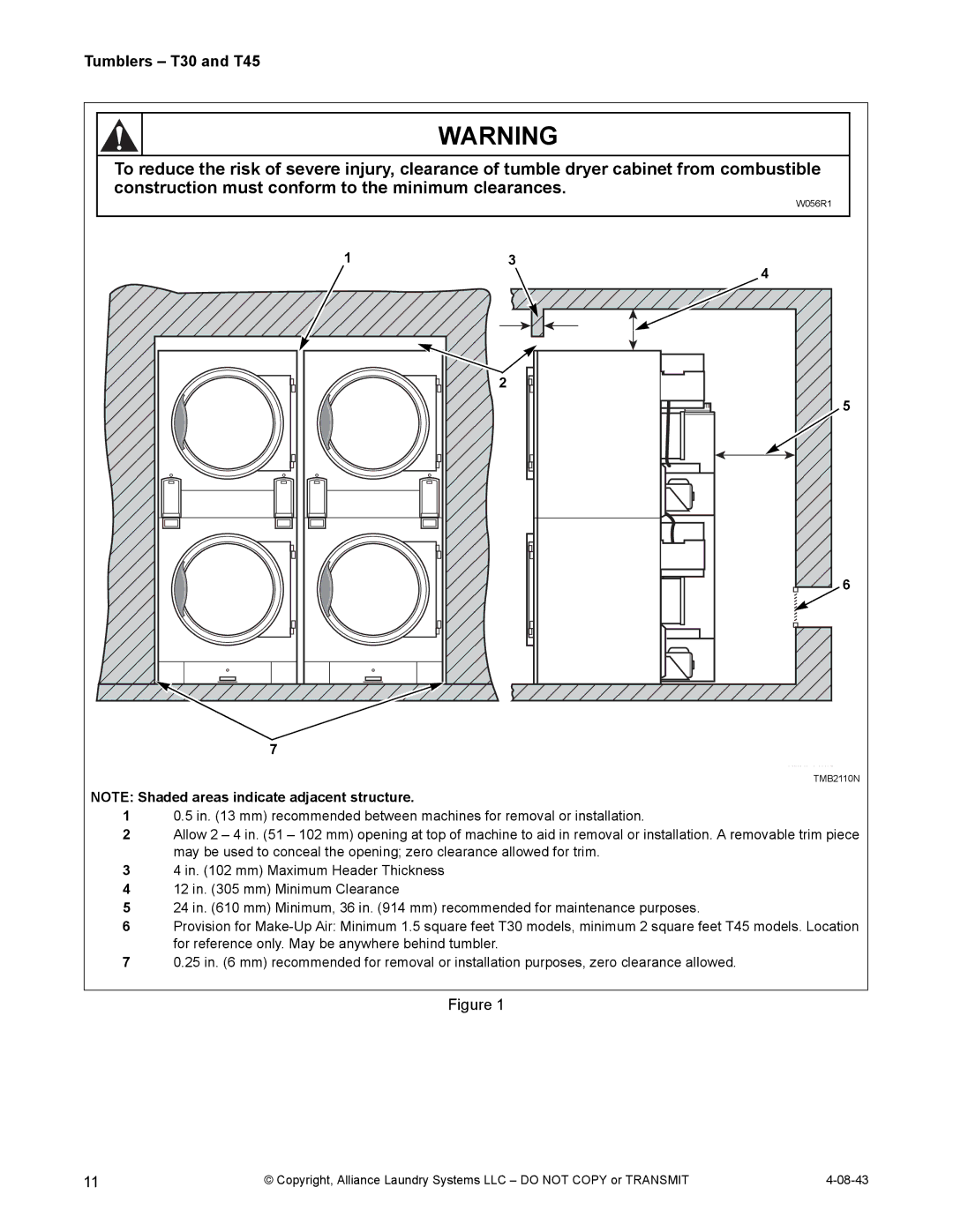 IPSO T45, T30 installation manual W056R1 TMB2110N 