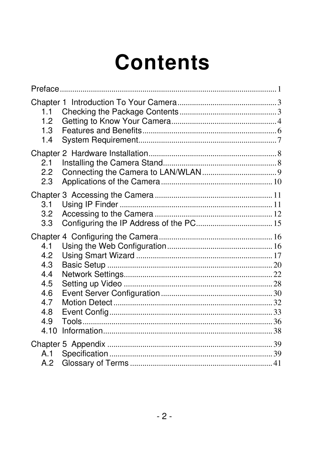 IPUX CS101A manual Contents 