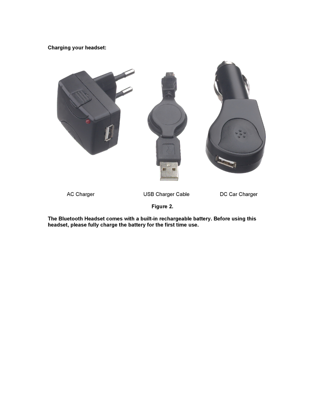 Iqua BHS - 601 manual Charging your headset 