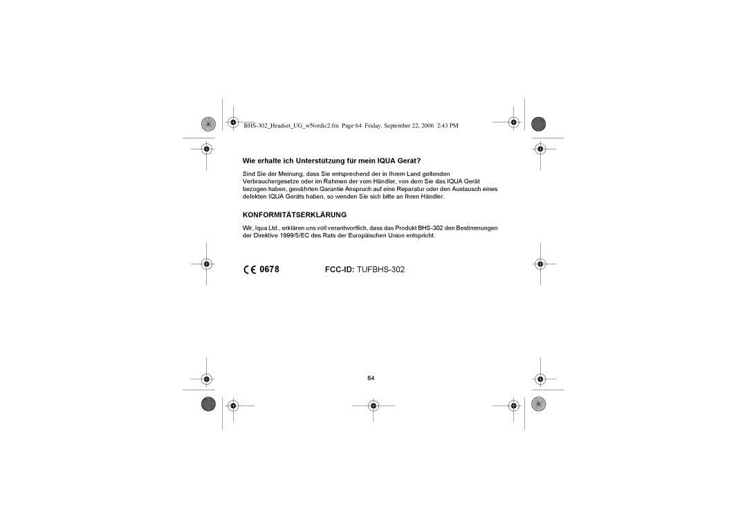 Iqua BHS-302 manual Wie erhalte ich Unterstützung für mein Iqua Gerät? 