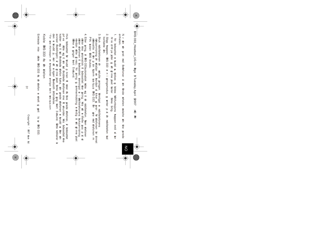 Iqua manual Koble BHS-333 fra din telefon 