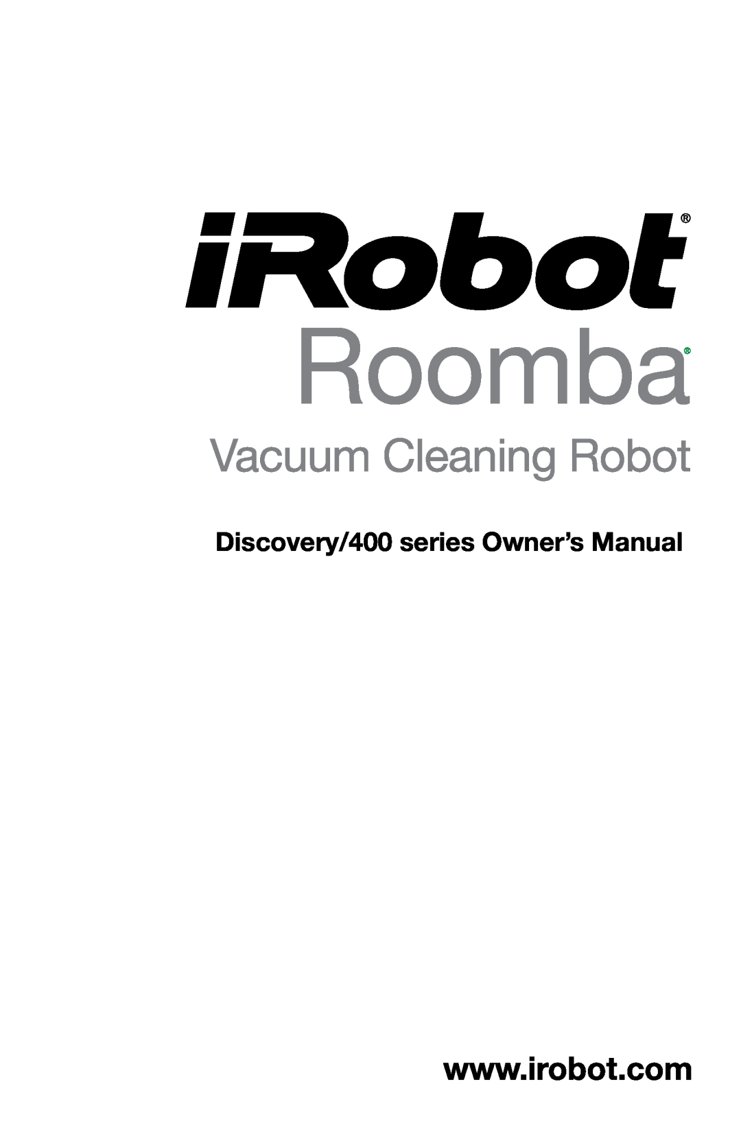 iRobot 4150, 400 owner manual 