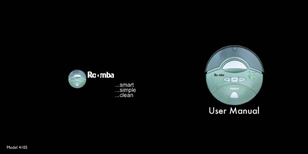 iRobot 4105 manual Model 