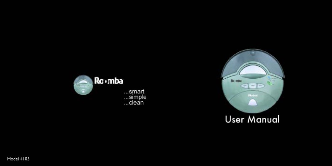 iRobot 4105 manual Model 