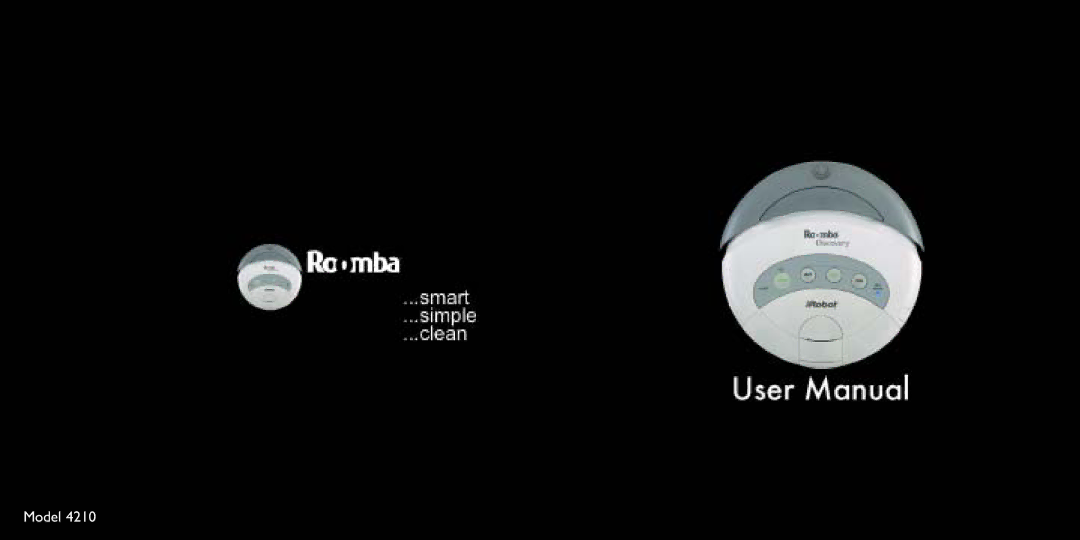 iRobot 4210 manual Model 