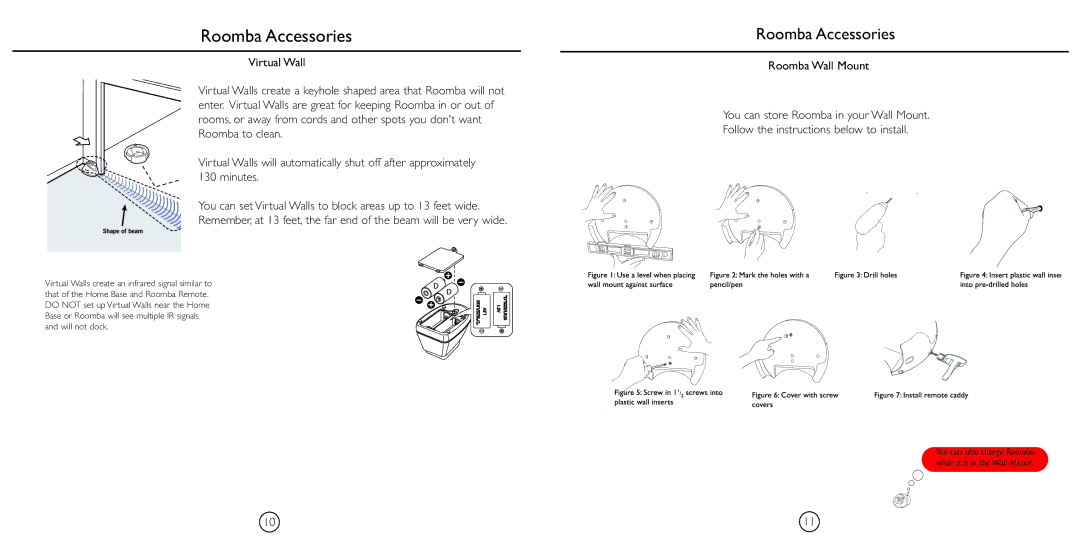 iRobot 4210 manual Roomba Accessories 