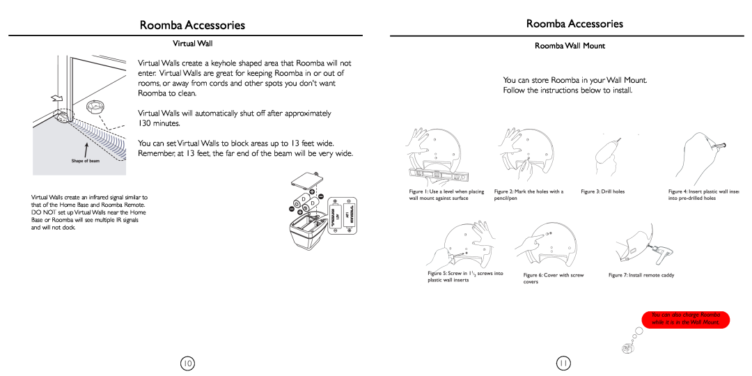 iRobot 4210 manual Roomba Accessories 