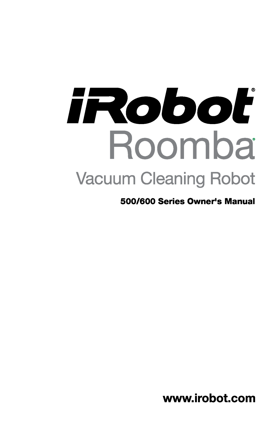 iRobot 500, 530 manual Series 