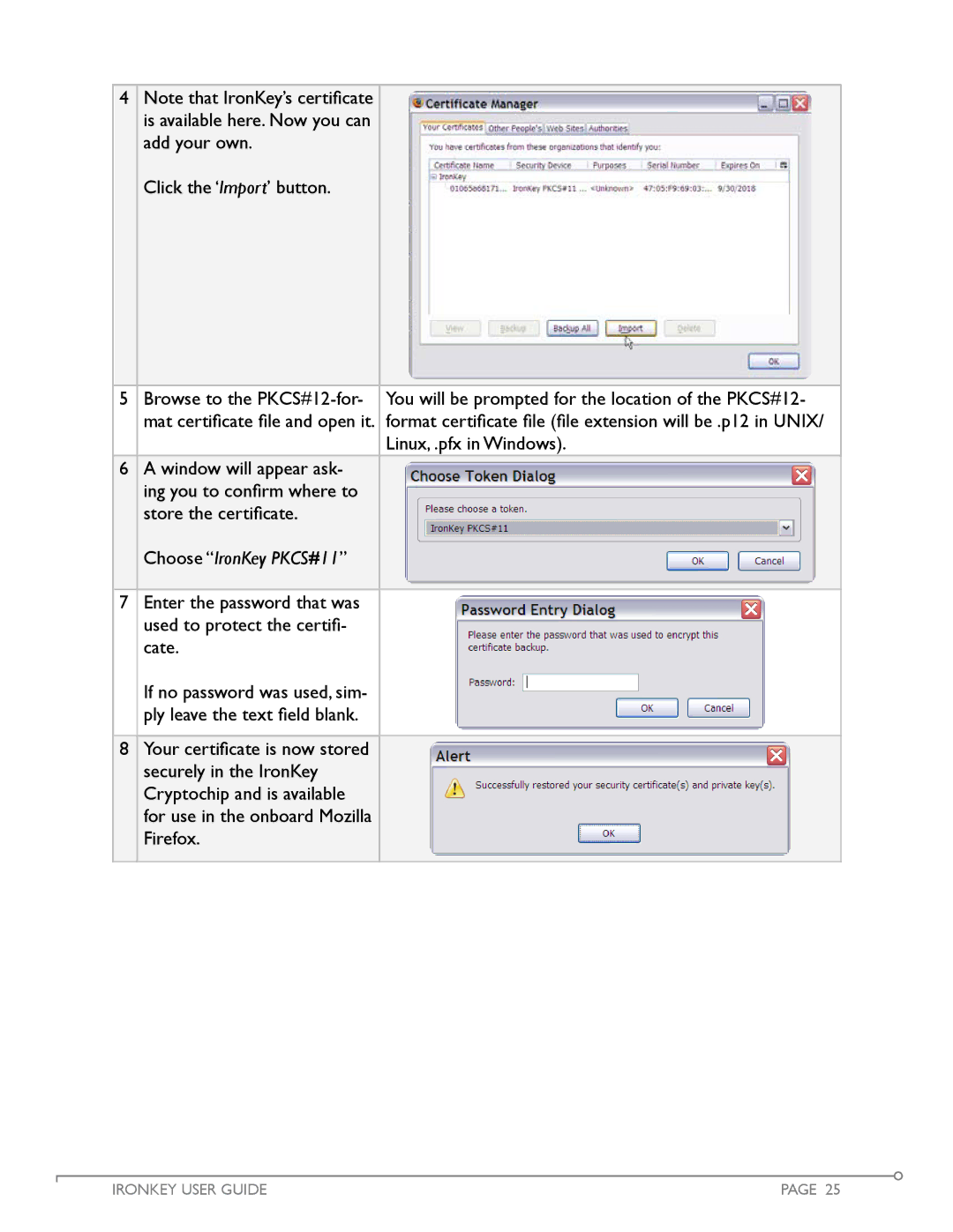 IronKey Personal manual Choose IronKey PKCS#11 