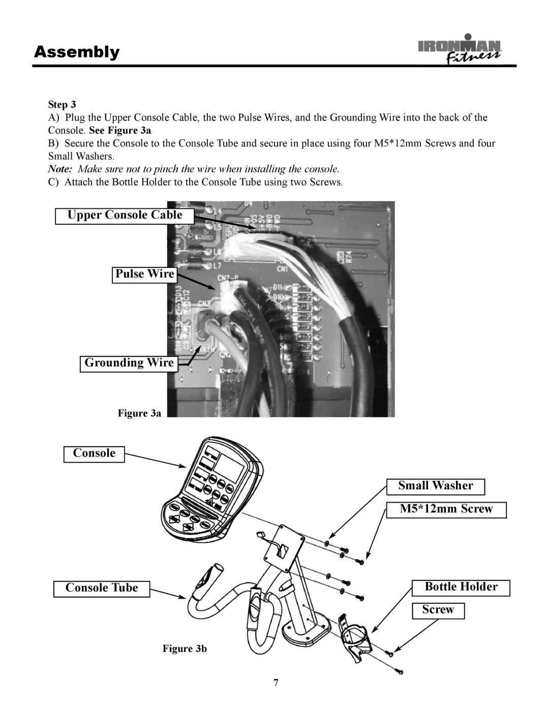 Ironman Fitness 600e owner manual Assembly 