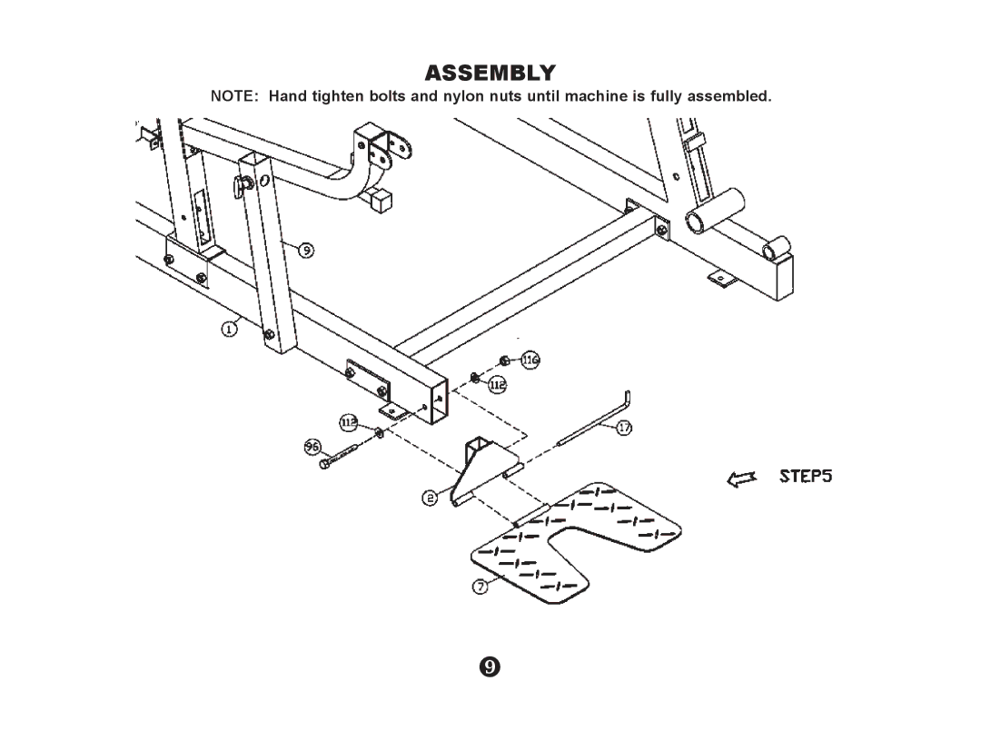 Ironman Fitness 600g manual Assembly 