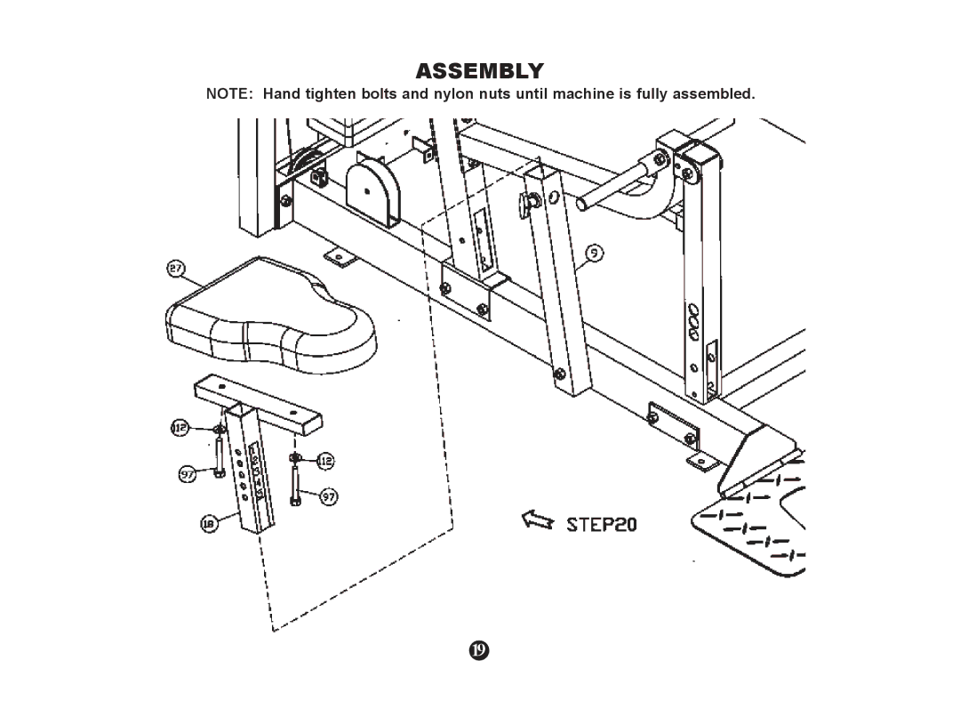 Ironman Fitness 600g manual Assembly 