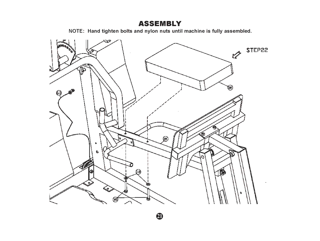 Ironman Fitness 600g manual Assembly 