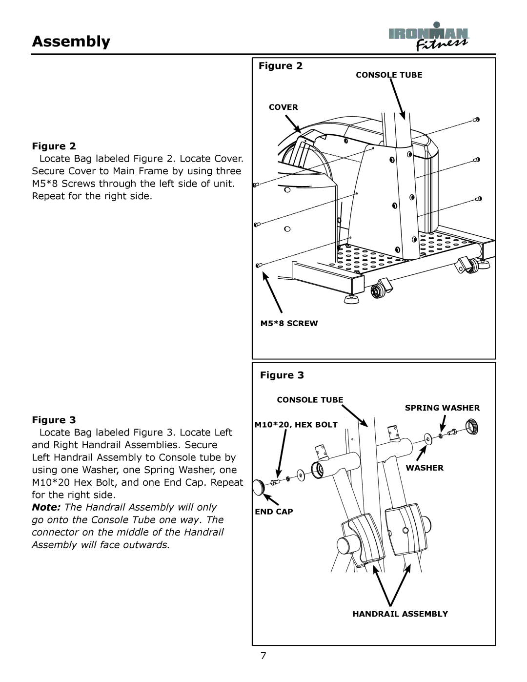 Ironman Fitness CDT owner manual Cover 