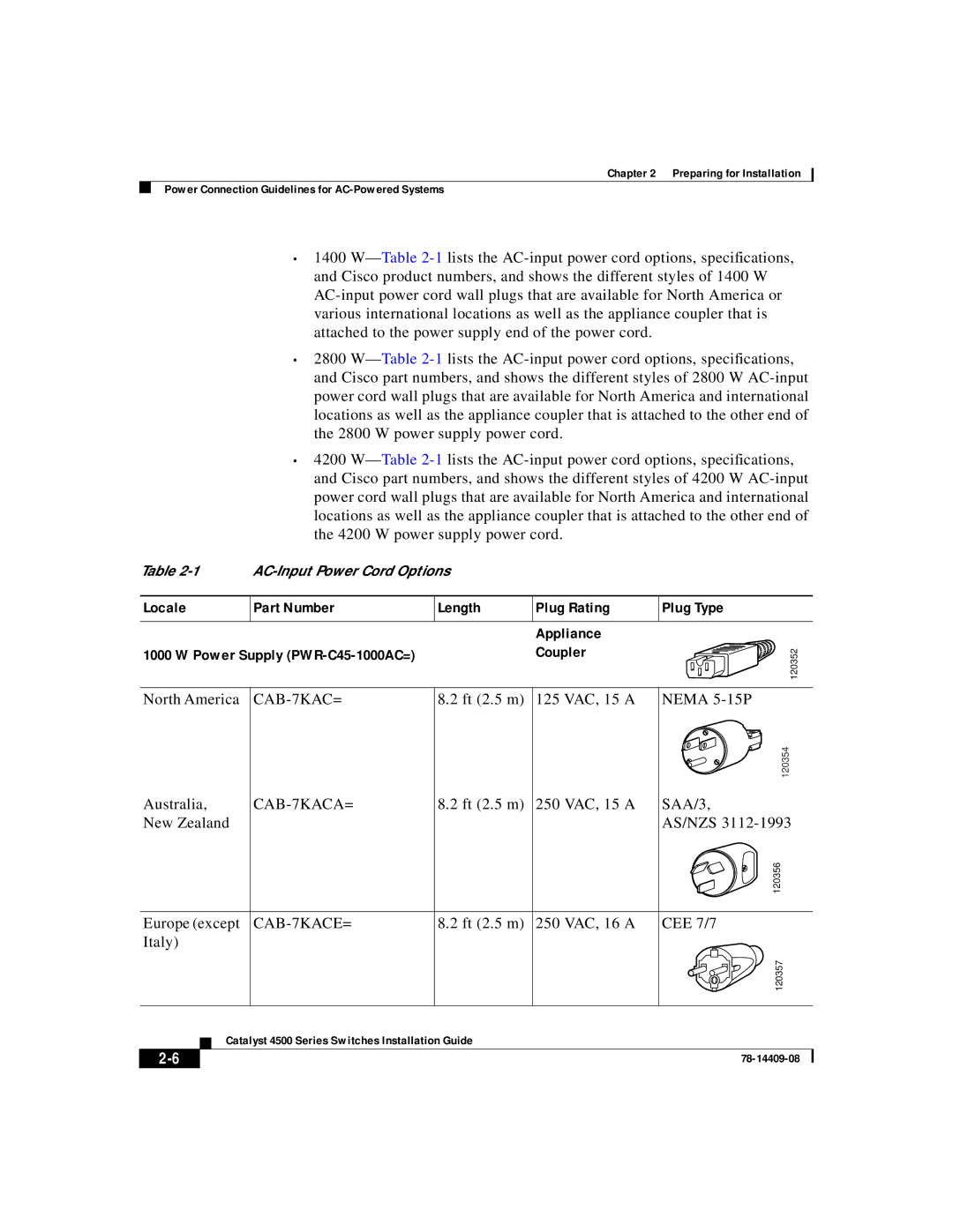 IronPort Systems 4500 Series manual Coupler, Plug Type 