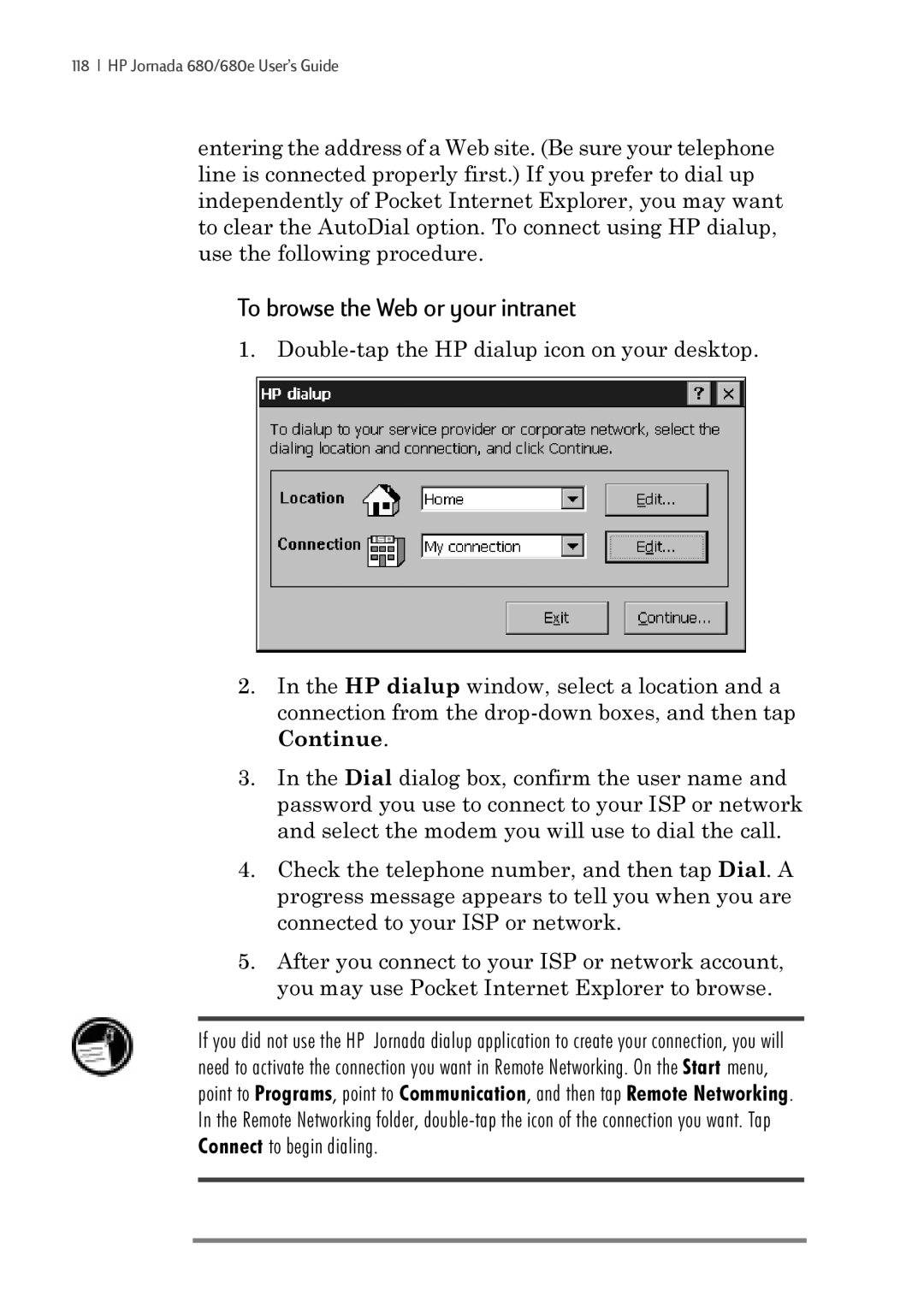 iSimple 680/680e manual To browse the Web or your intranet 