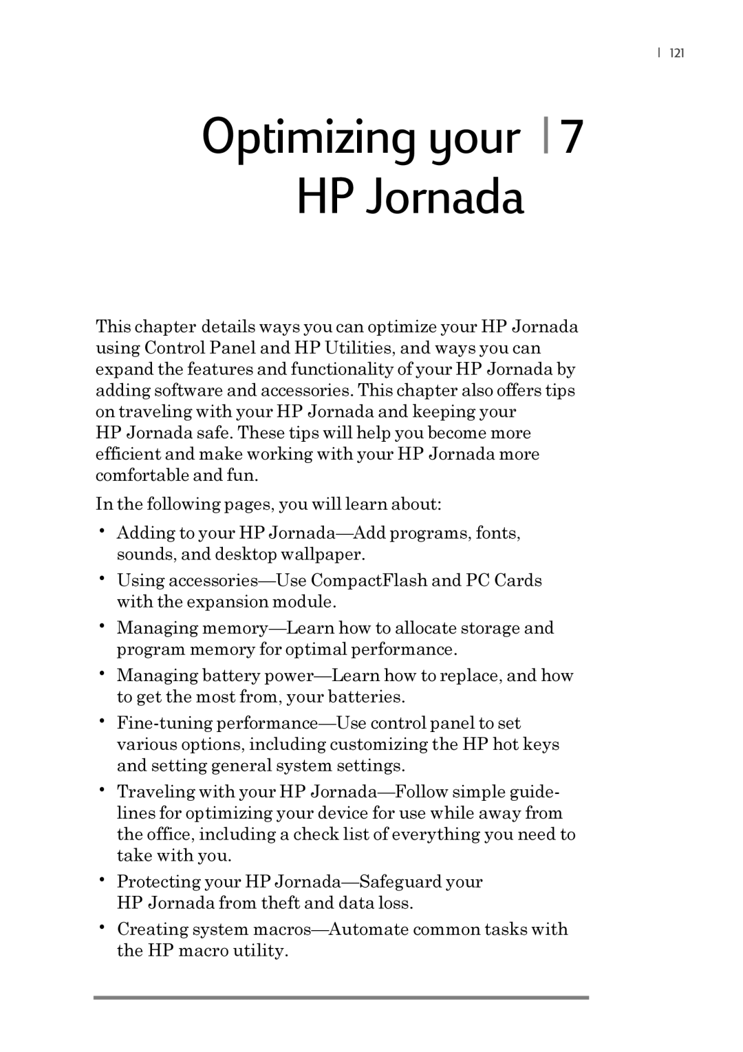 iSimple 680/680e manual Optimizing your HP Jornada 