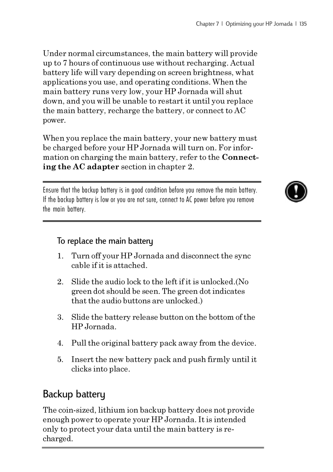 iSimple 680/680e manual Backup battery, To replace the main battery 