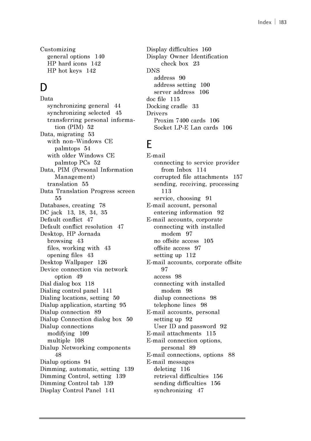 iSimple 680/680e manual Index ï 