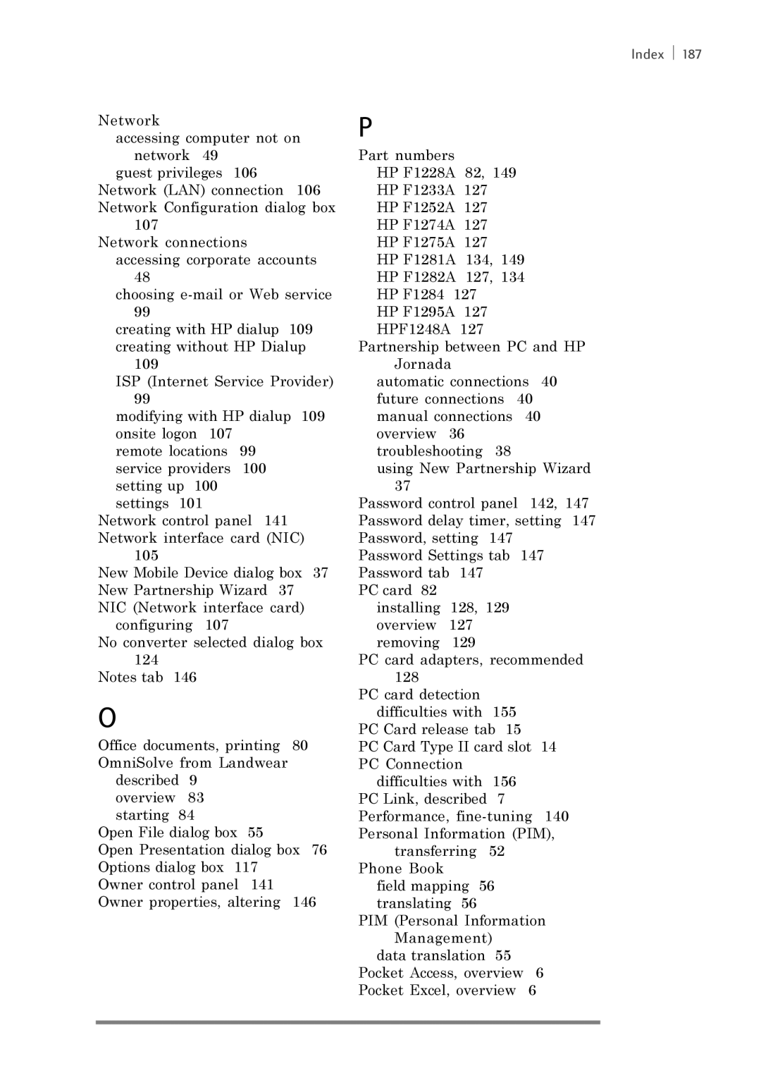 iSimple 680/680e manual Index ï 