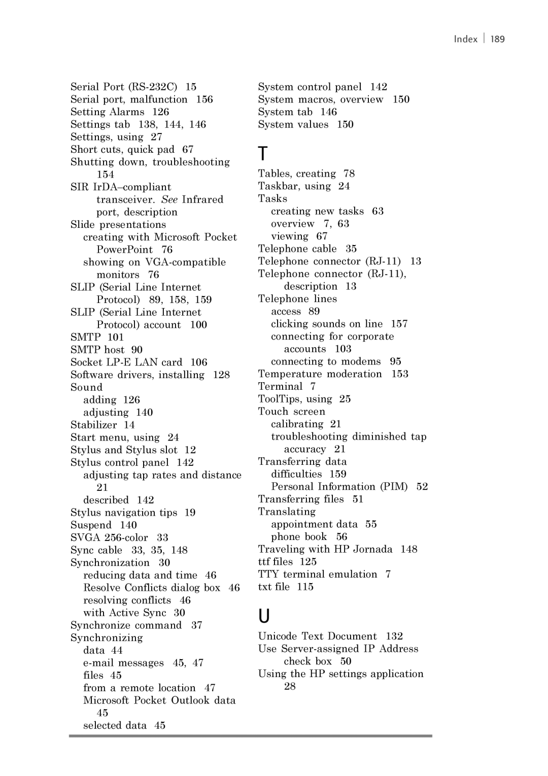 iSimple 680/680e manual Index ï 