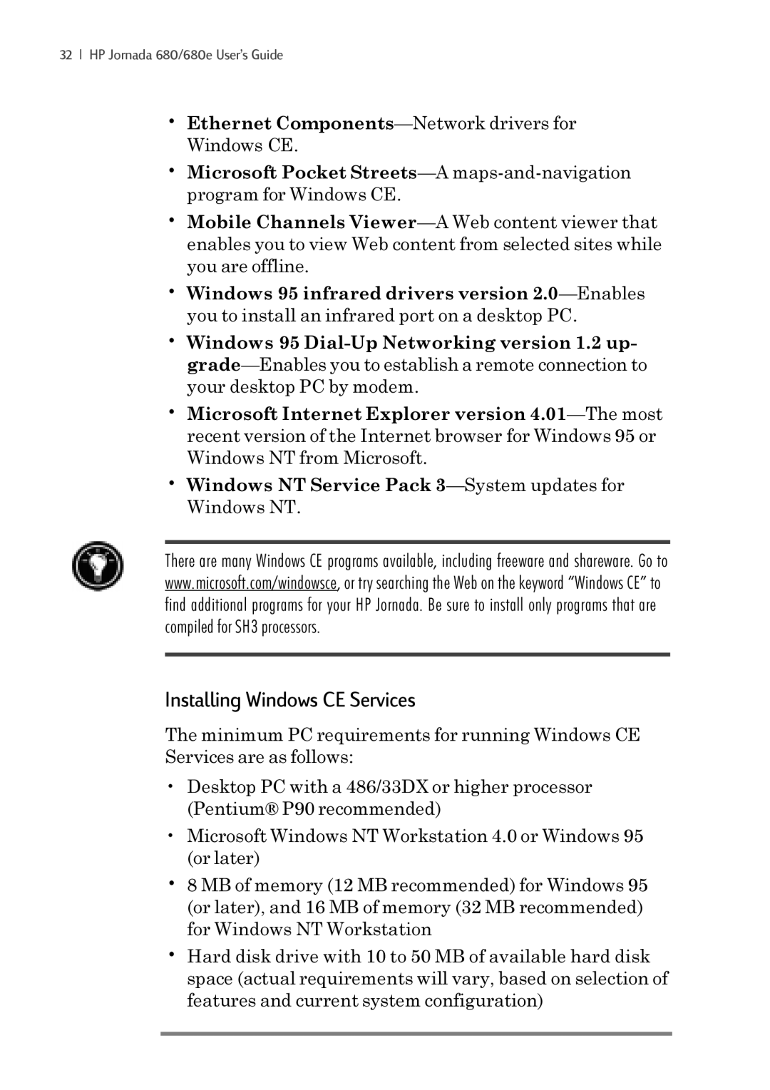 iSimple 680/680e manual Installing Windows CE Services 