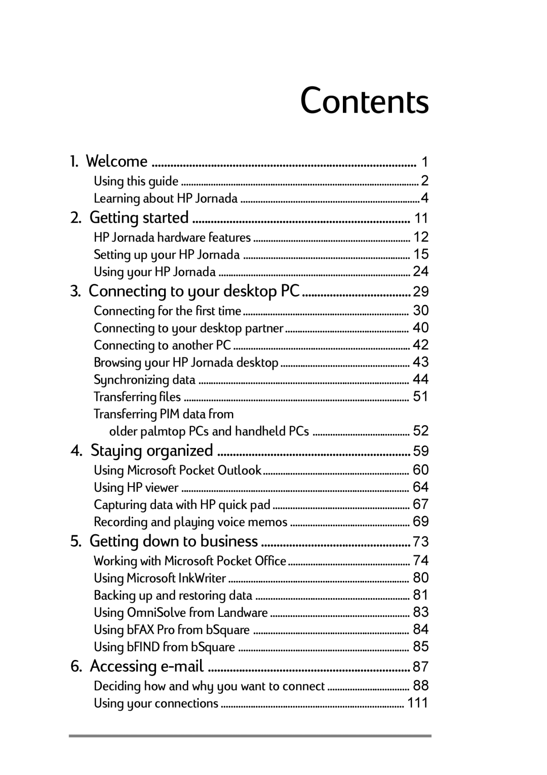 iSimple 680/680e manual Contents 