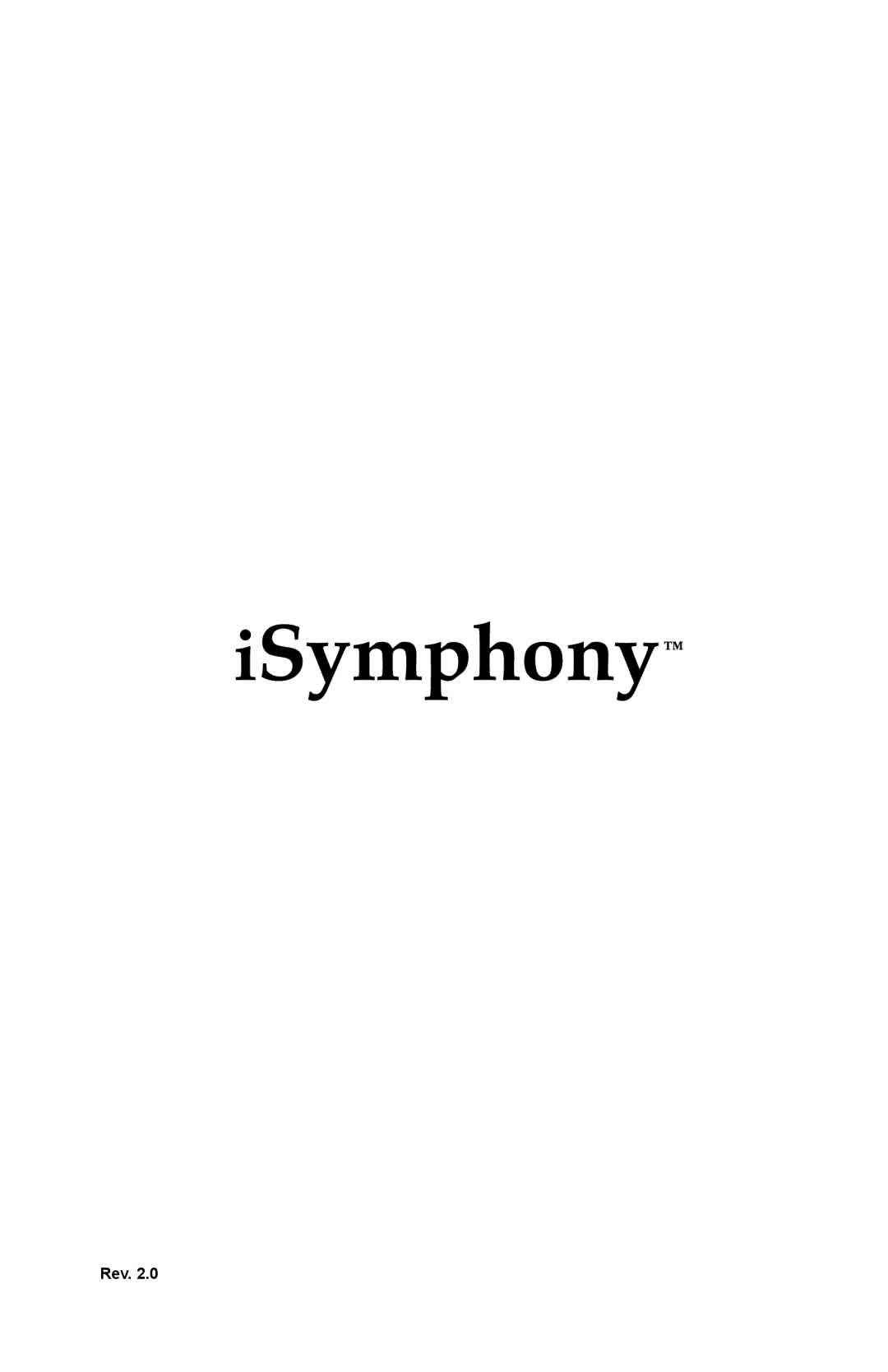 iSymphony SP5BT user manual Rev 