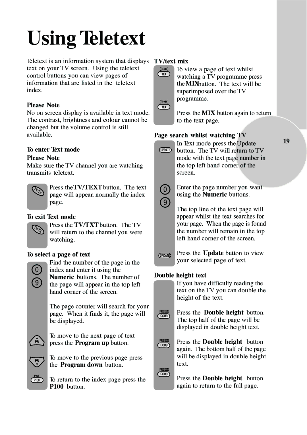 ITT 29-100-1 ST manual Using Teletext 