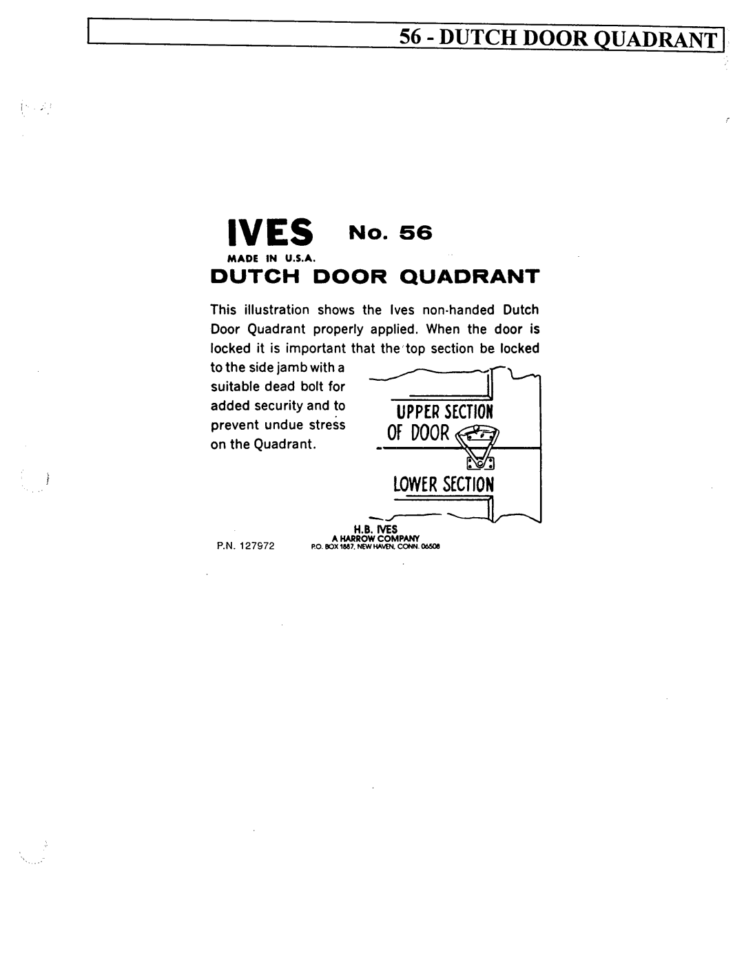 Ives 56 manual 