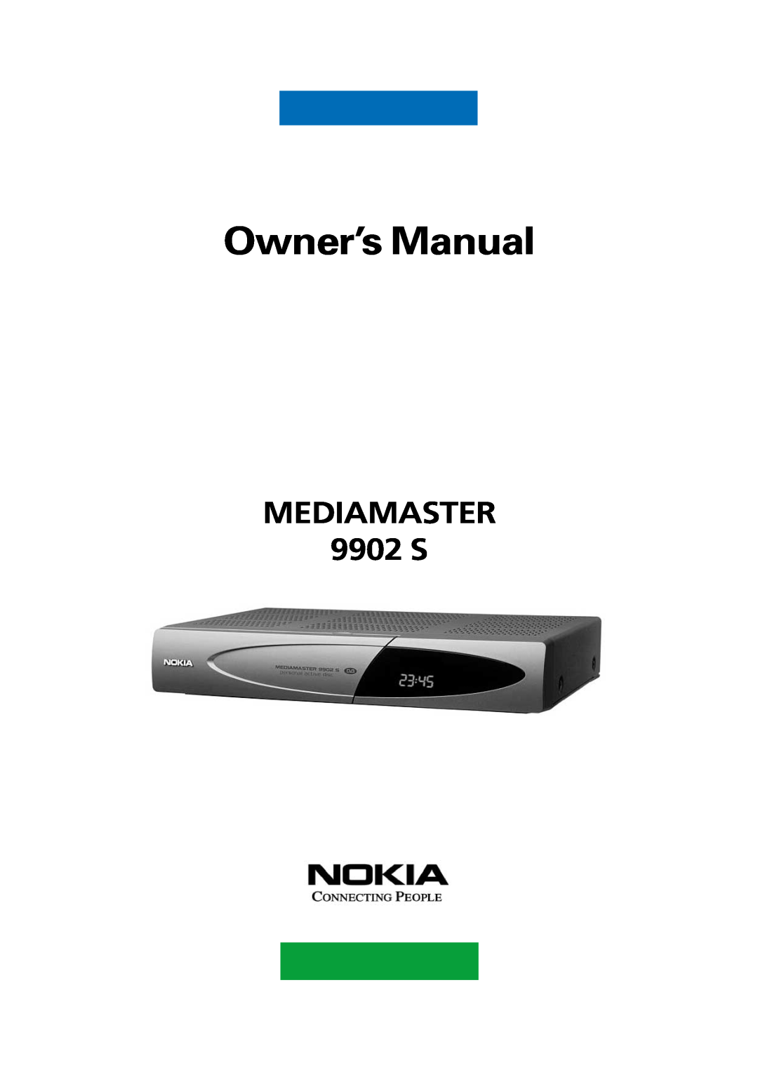 JA Audio 9902S manual Owner’s Manual, MEDIAMASTER 9902 S 