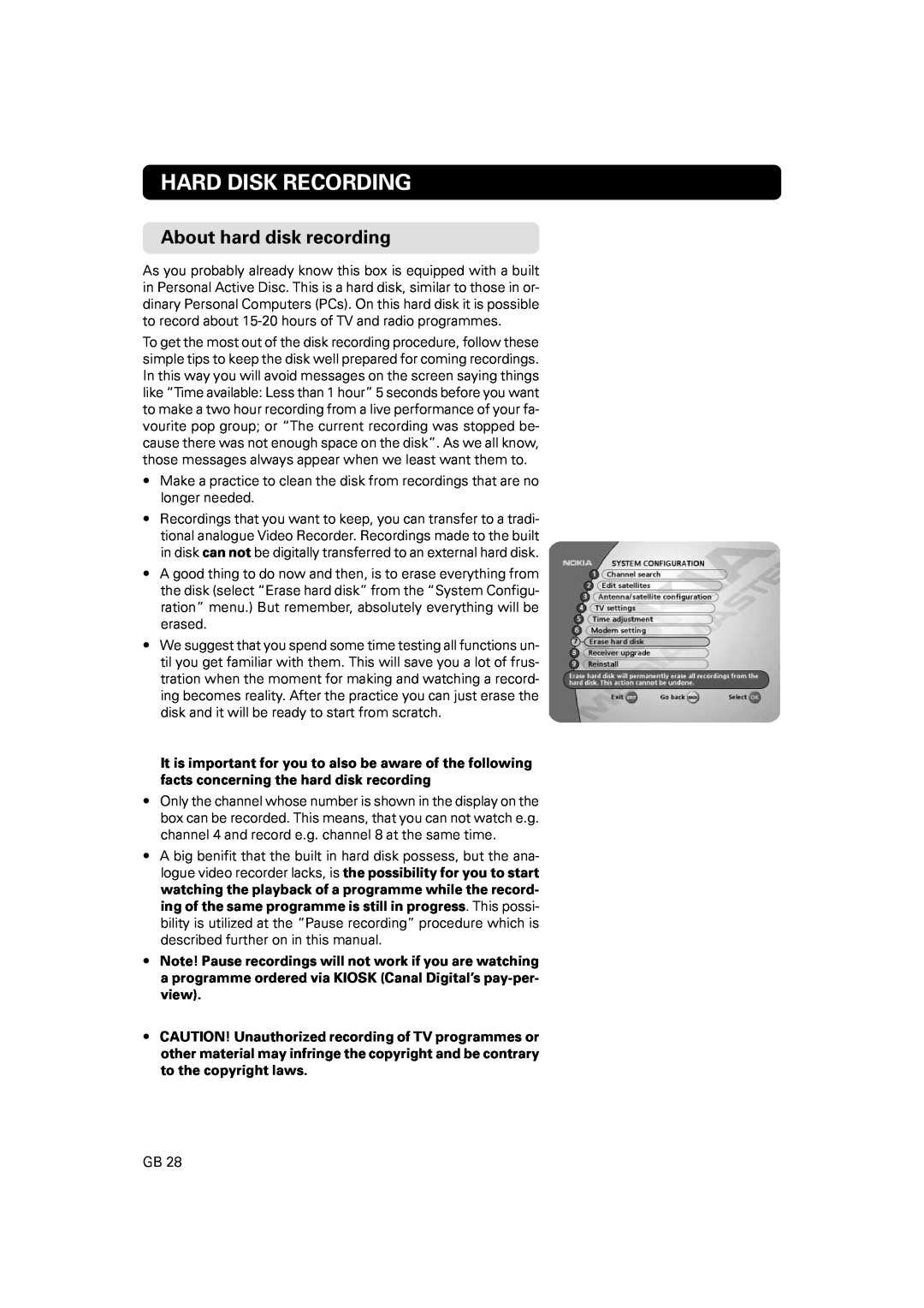 JA Audio 9902S manual Hard Disk Recording, About hard disk recording 