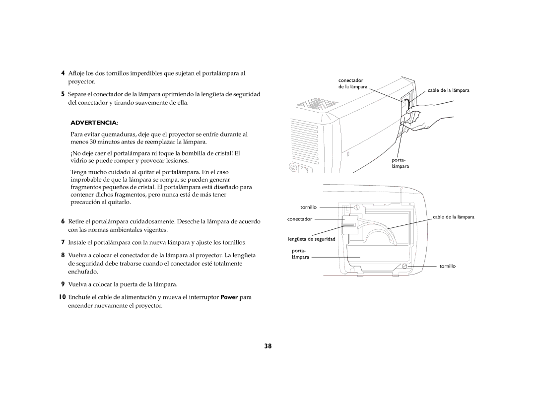 Jabra 4800 manual Advertencia 