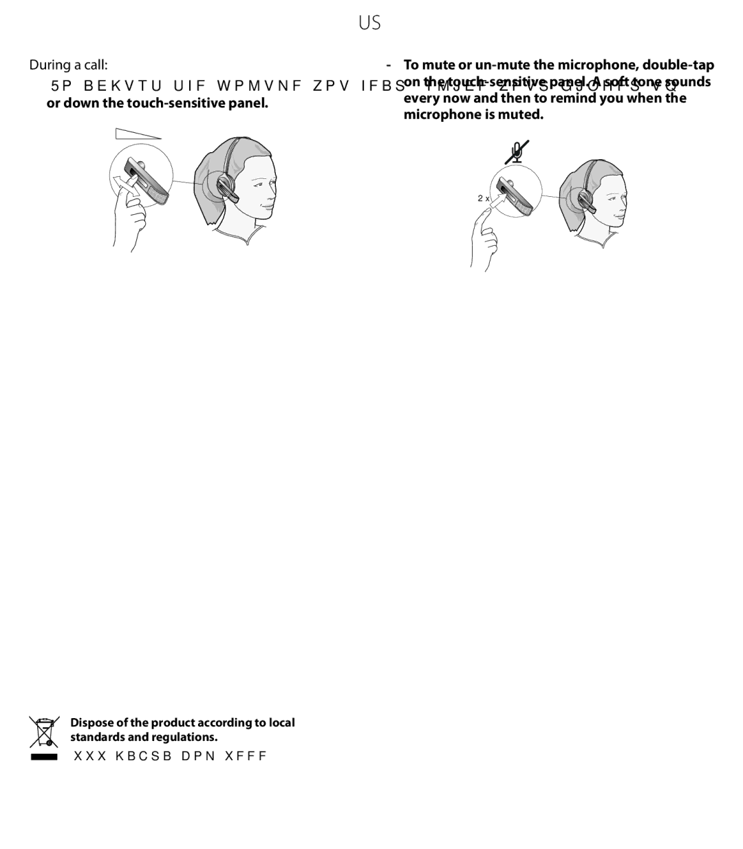 Jabra 6470 quick start During a call 