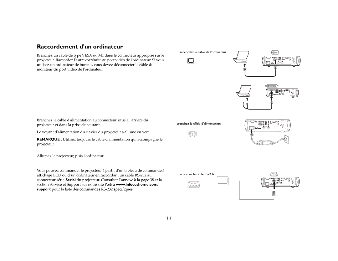 Jabra 7205 manual Raccordement dun ordinateur 