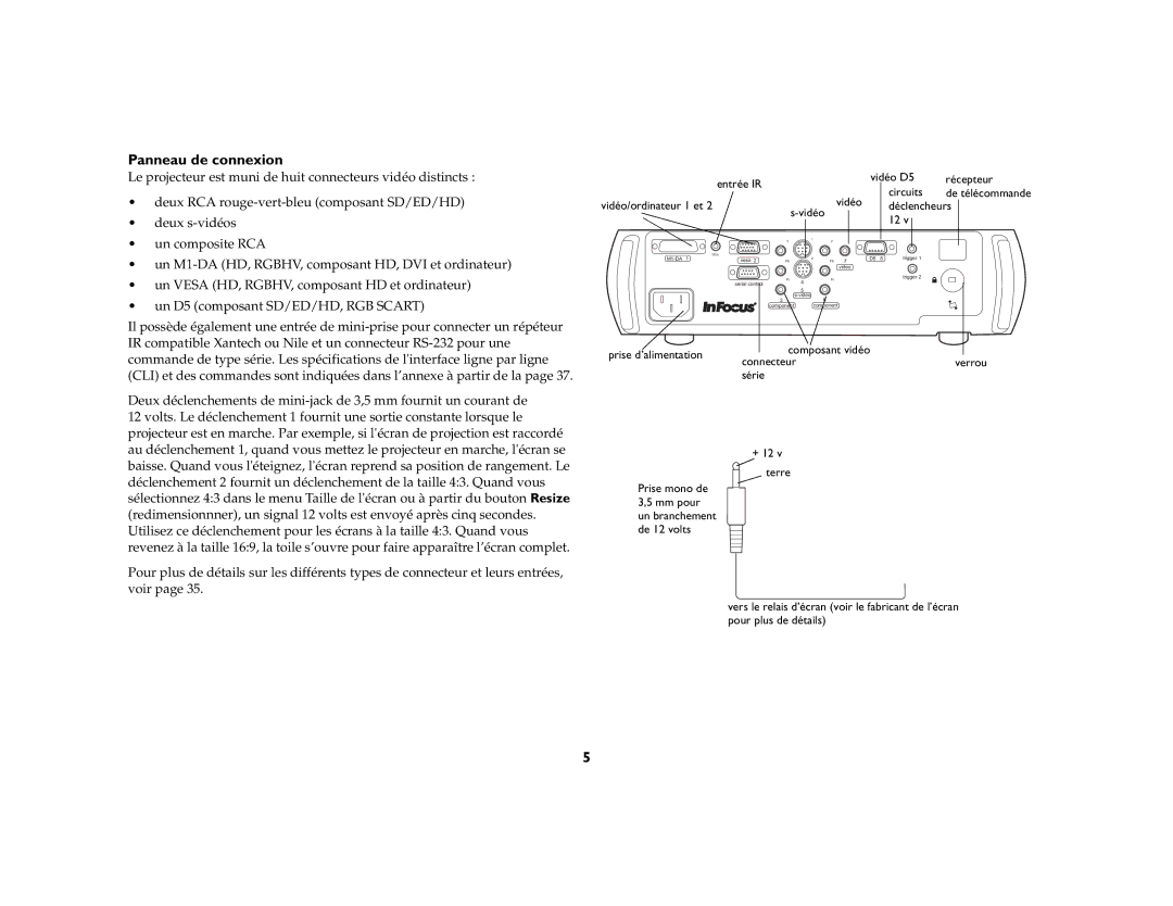 Jabra 7205 manual Panneau de connexion 