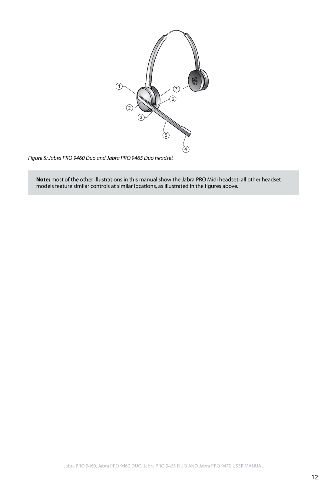 Jabra user manual Jabra PRO 9460 Duo and Jabra PRO 9465 Duo headset 