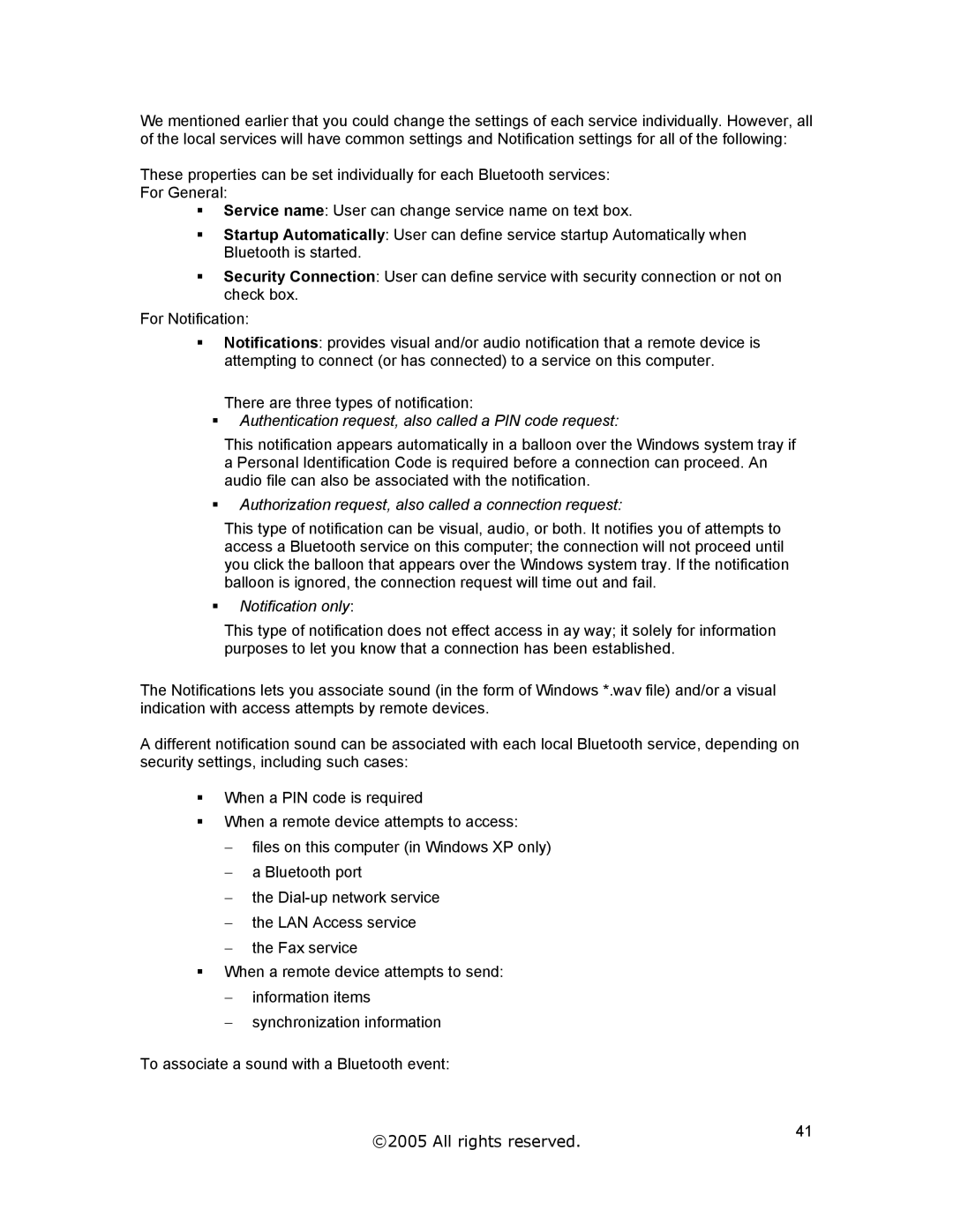 Jabra A320s user manual Authentication request, also called a PIN code request 