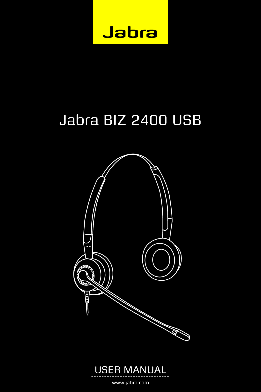 Jabra user manual Jabra BIZ 2400 USB 