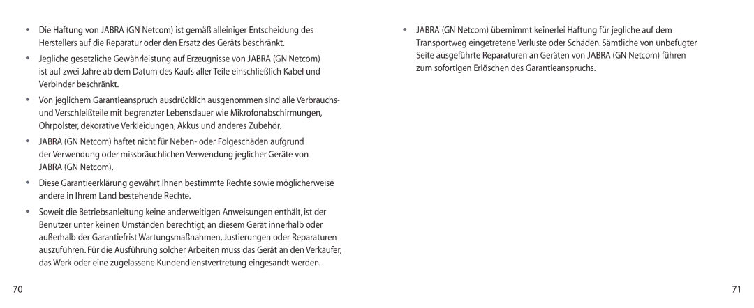 Jabra BT200 user manual 