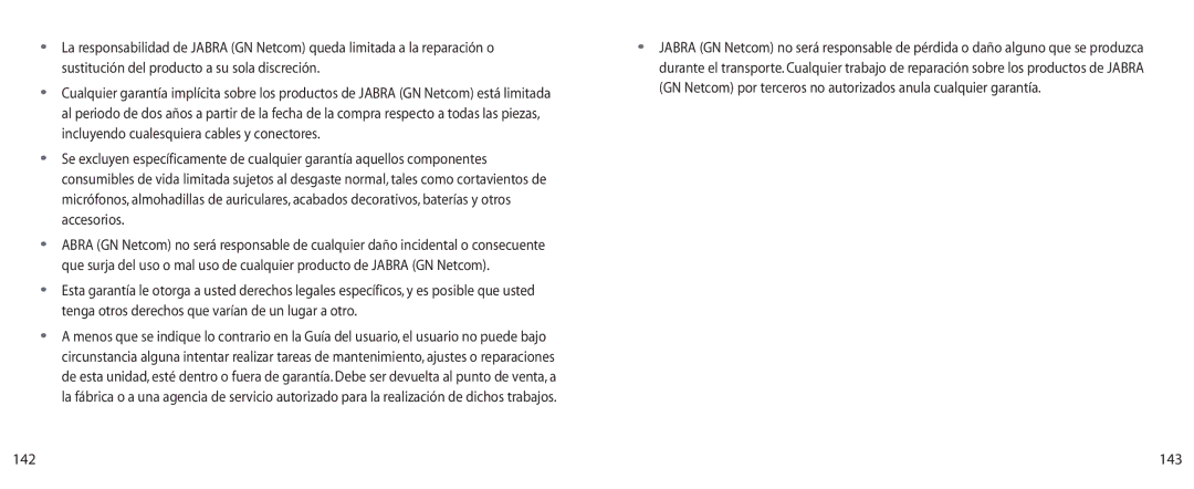 Jabra BT200 user manual 143 