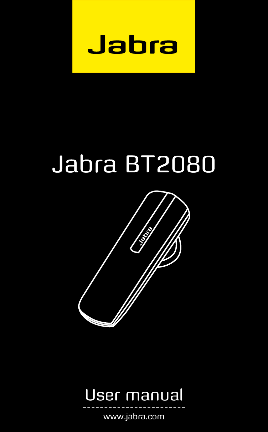 Jabra user manual Jabra BT2080 