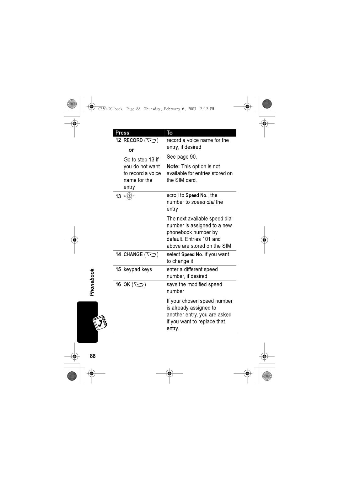 Jabra C350 manual Record + 