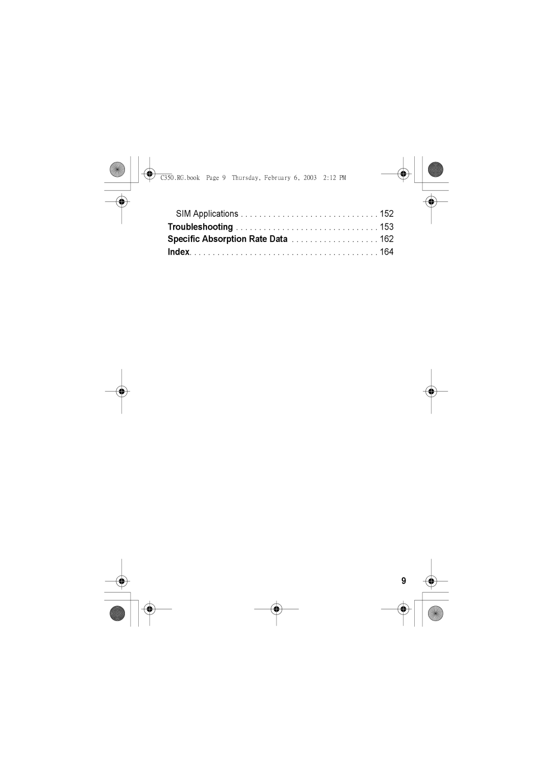 Jabra manual C350.RG.book Page 9 Thursday, February 6, 2003 212 PM 